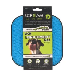 Scream Lick Enrichment Mat For Crates & Cages - Square