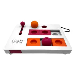 Scream Interactive Cat Brain Teaser 7 Scream Interactive Cat Brain Teaser -Vetn Pet Direct Store scream cat brain teaser pink