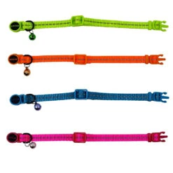 Scream Reflective Adjustable Nylon Cat Collar