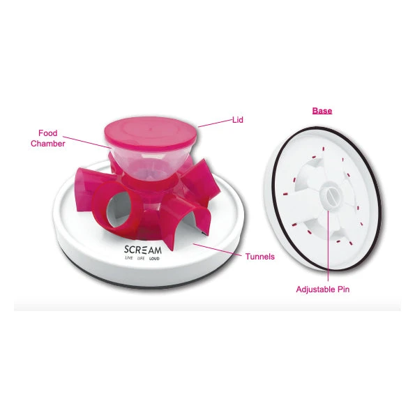 Scream Interactive Cat Tunnel Feeder 3 Scream Interactive Cat Tunnel Feeder - Image 3