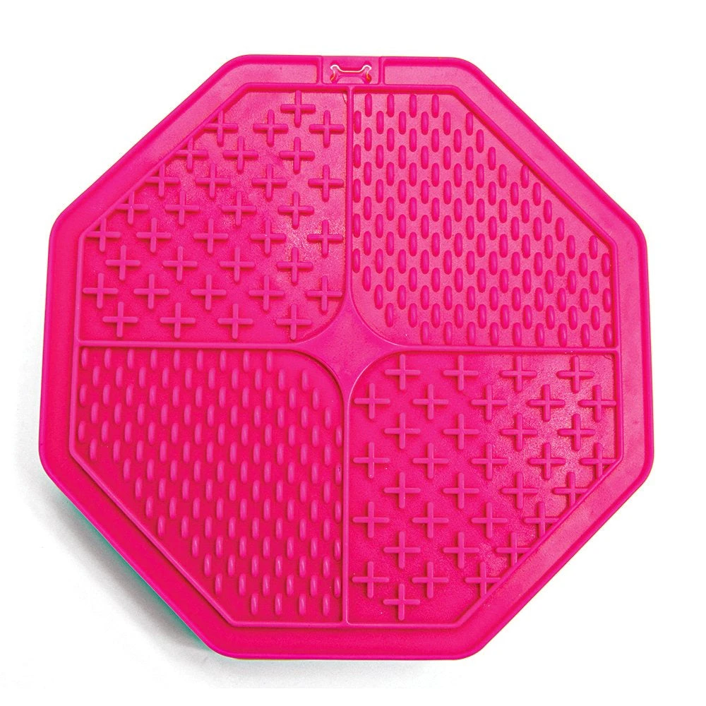 Scream Lick Enrichment Mat Suction Base - Octagon 8 Scream Lick Enrichment Mat Suction Base - Octagon - Image 8