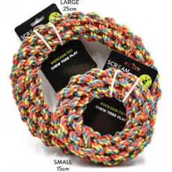 Scream Rope Wreath Dog Toy 8 Scream Rope Wreath Dog Toy -Vetn Pet Direct Store scream rope wreath comparison
