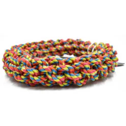 Scream Rope Wreath Dog Toy 11 Scream Rope Wreath Dog Toy -Vetn Pet Direct Store scream rope wresth side