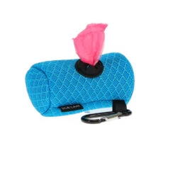 Scream Pet Waste Bag Dispenser With Clip -Vetn Pet Direct Store scream waste bsg dispenser blue