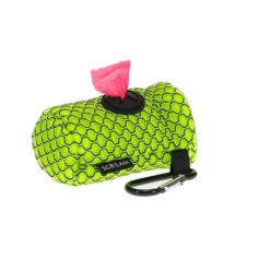 Scream Pet Waste Bag Dispenser With Clip -Vetn Pet Direct Store scream waste bsg dispenser green