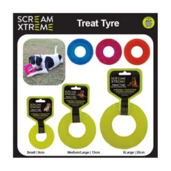 Scream Xtreme Treat Tyre 36 Scream Xtreme Treat Tyre -Vetn Pet Direct Store scream xtreme treat tyre sizes