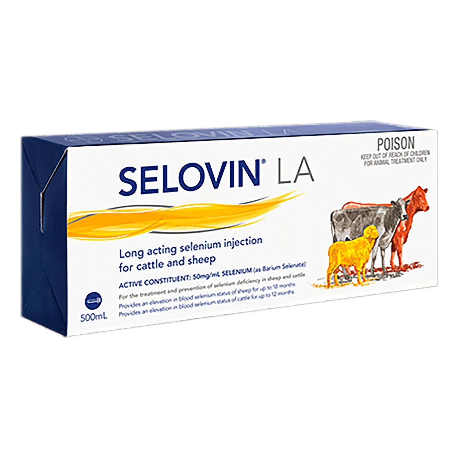 Selovin LA Selinium Injection 500mL 1 Selovin LA Selinium Injection 500mL