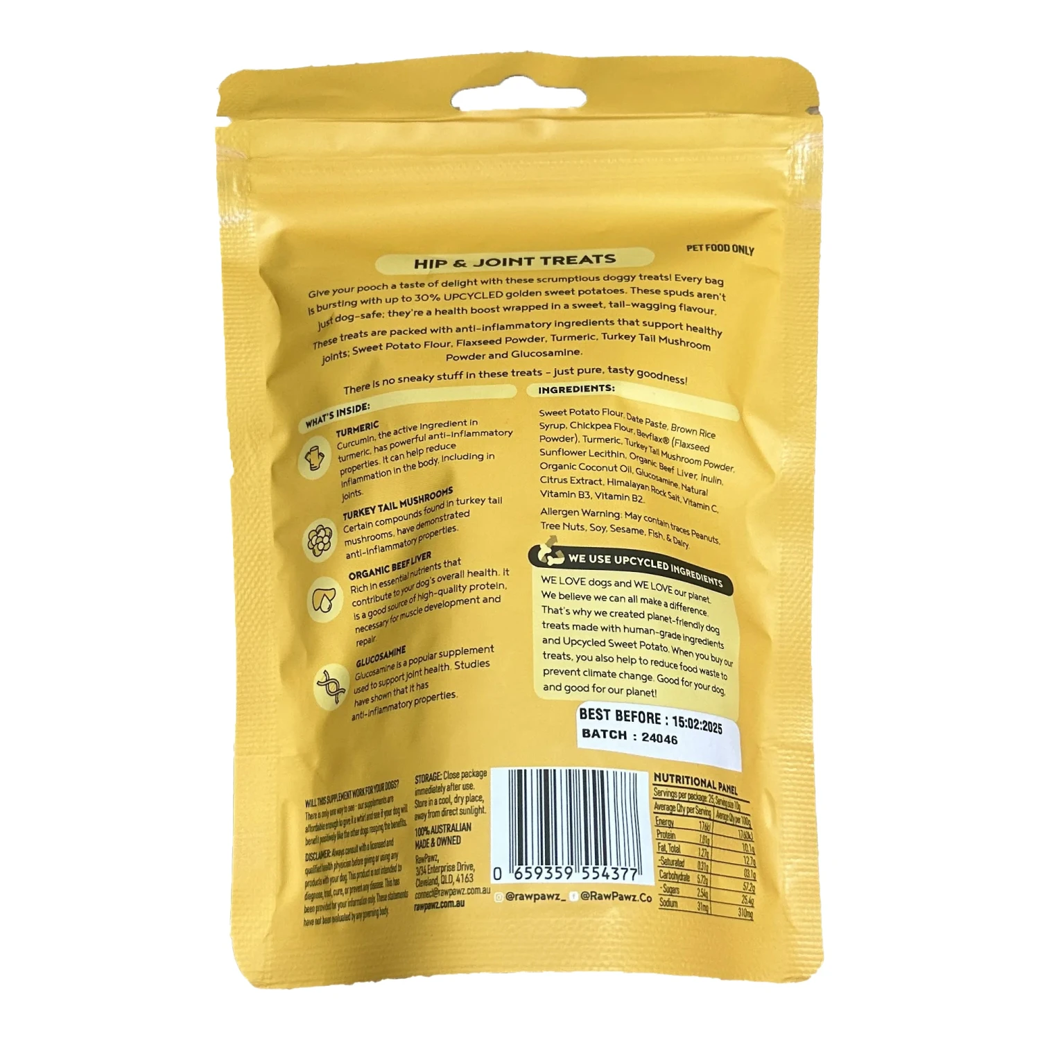 Raw Pawz Senior Treats 165g 2 Raw Pawz Senior Treats 165g - Image 2