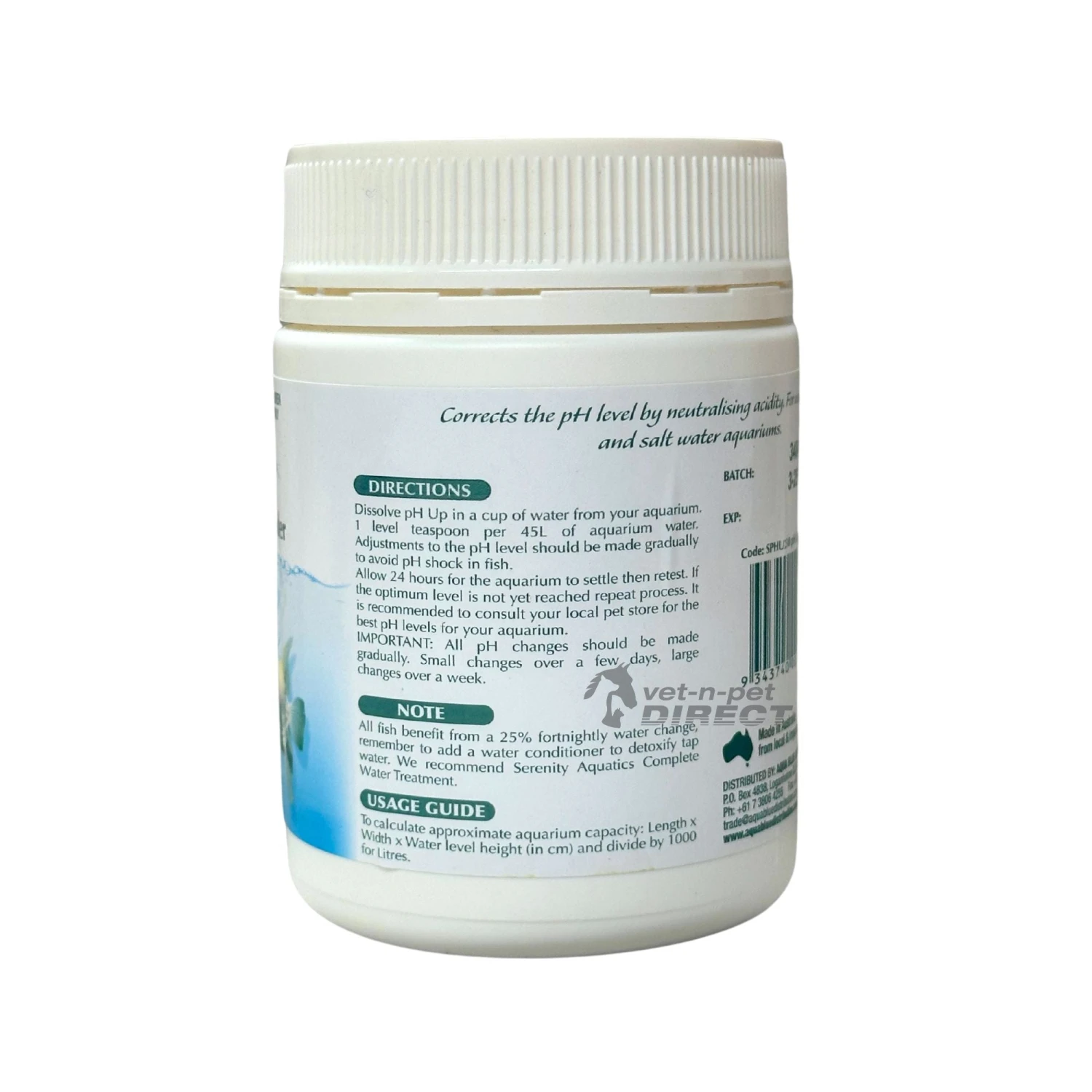 Serenity Aquatics PH Up Powder 5 Serenity Aquatics PH Up Powder - Image 5