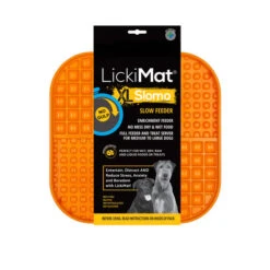 LickiMat Slomo XL 10 LickiMat Slomo XL -Vetn Pet Direct Store slomo orange