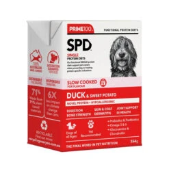 Prime100 SPD Slow Cooked Duck & Sweet Potato 354g