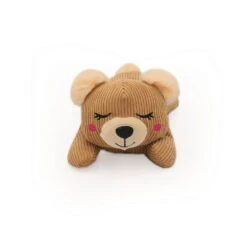Zippy Paws Snooziez With ShhhQueaker -Vetn Pet Direct Store snoozies bear 2
