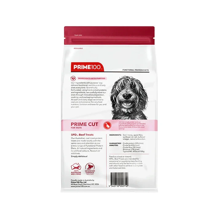 Prime100 SPD Prime Cut Beef Treats 100g 2 Prime100 SPD Prime Cut Beef Treats 100g - Image 2