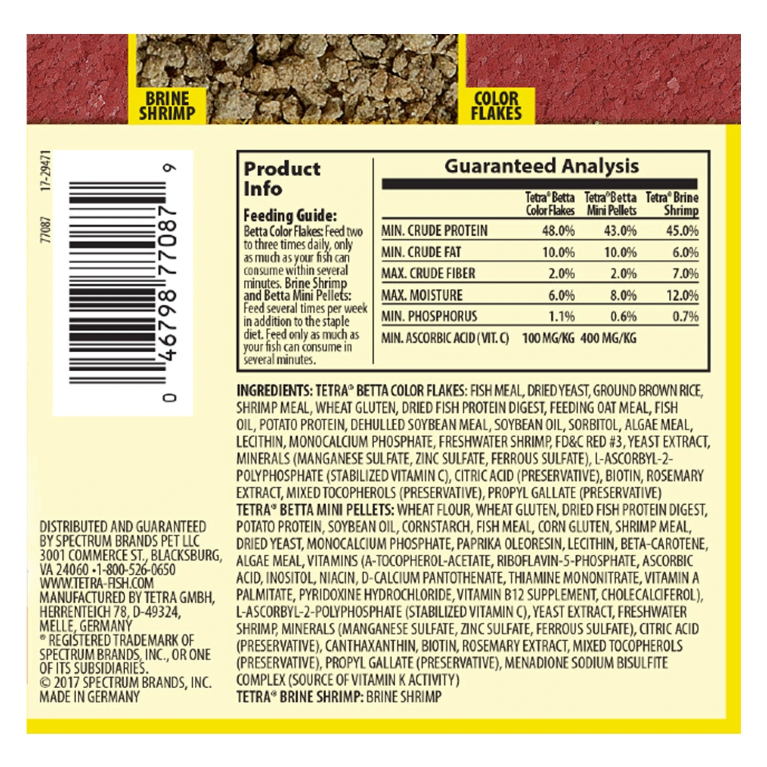 Tetra BettaMin 3-in-1 Select-A-Food 38g 2 Tetra BettaMin 3-in-1 Select-A-Food 38g - Image 2