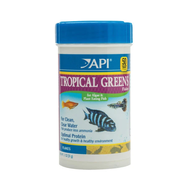API Tropical Greens Flakes Fish Food 1 API Tropical Greens Flakes Fish Food