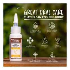 TropiClean Enticers Teeth Cleaning Gel For Cats 59mL -Vetn Pet Direct Store tropiclean enticers gel cat details