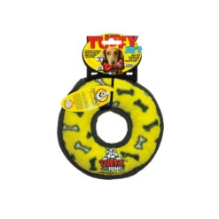 Tuffy JR Ring -Vetn Pet Direct Store tuffy jr ring yellow bone