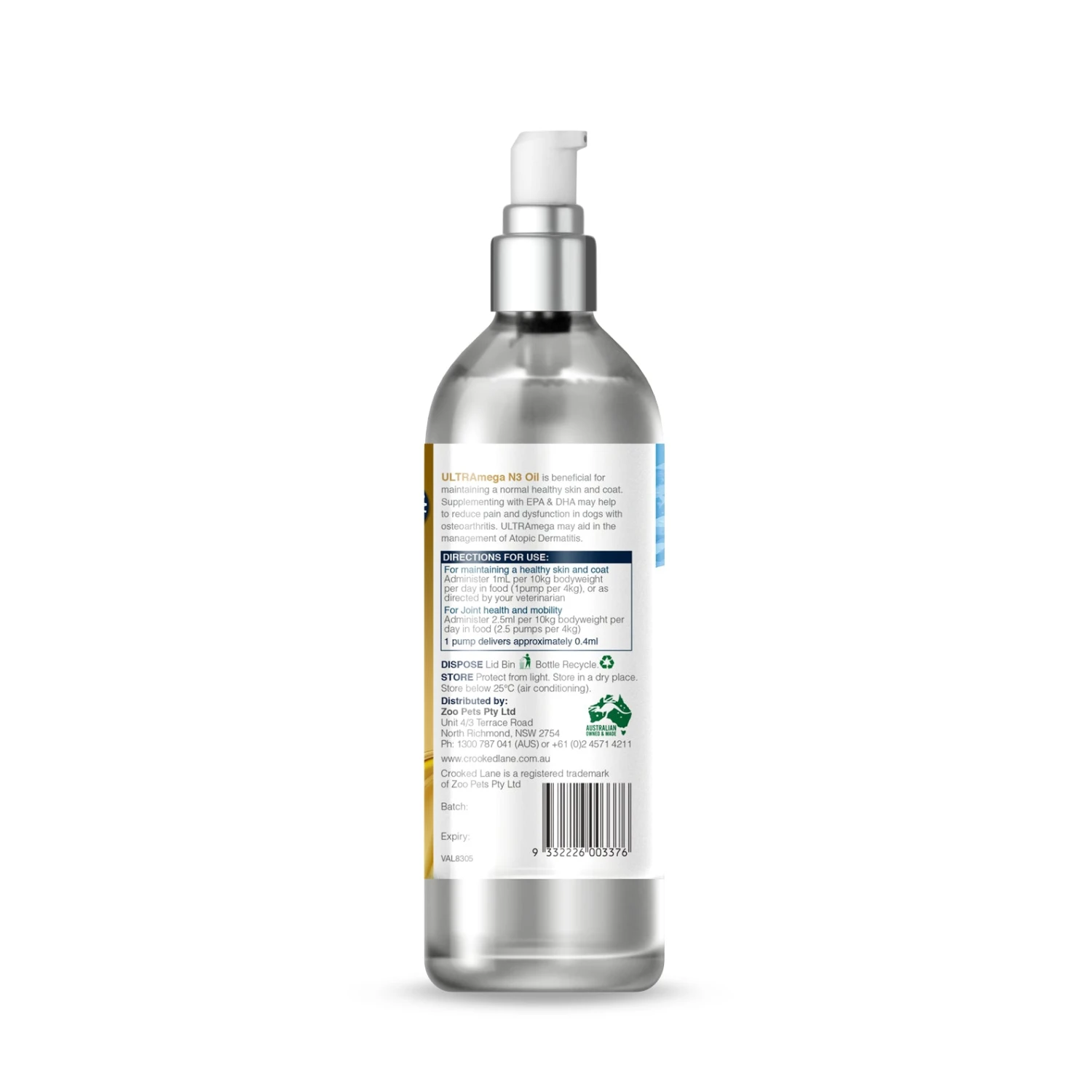 Crooked Lane Solutions ULTRAmega N3 Oil 200mL 2 Crooked Lane Solutions ULTRAmega N3 Oil 200mL - Image 2