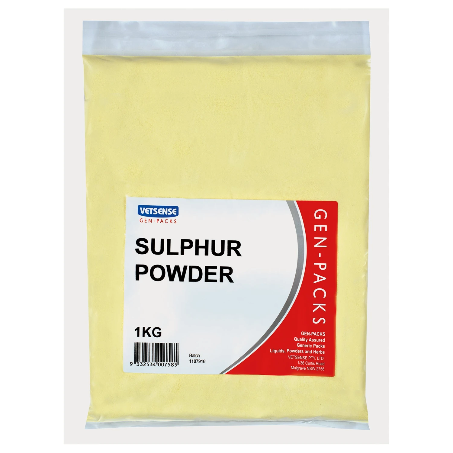 Vetsense Gen Packs Sulphur Powder 2 Vetsense Gen Packs Sulphur Powder - Image 2