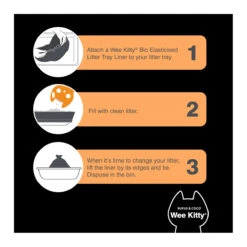 Rufus & Coco Wee Kitty Bio Elasticised Litter Tray Liners Large 10 Pack 7 Rufus & Coco Wee Kitty Bio Elasticised Litter Tray Liners Large 10 Pack -Vetn Pet Direct Store wee kitty bio tray liners 2