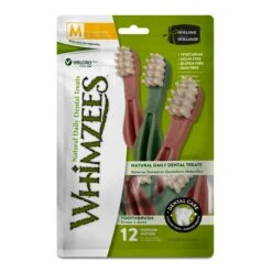 Whimzees Toothbrush All Natural Daily Dental Treats For Dogs - Value Pack