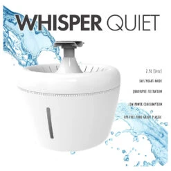 All Fur You Whisper Water Fountain 9 All Fur You Whisper Water Fountain -Vetn Pet Direct Store whisper water fountain media 02