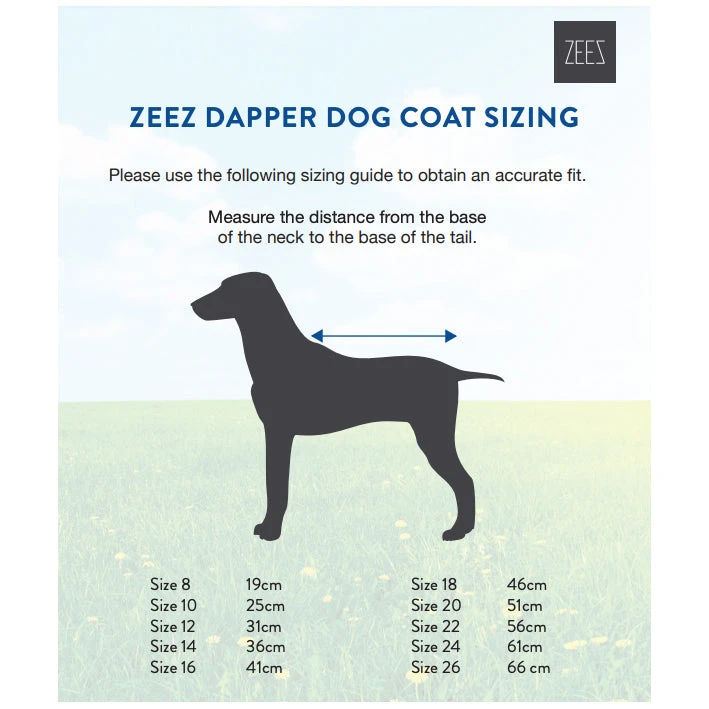 ZeeZ Dapper Dog Coat - Mint Green 6 ZeeZ Dapper Dog Coat - Mint Green - Image 6