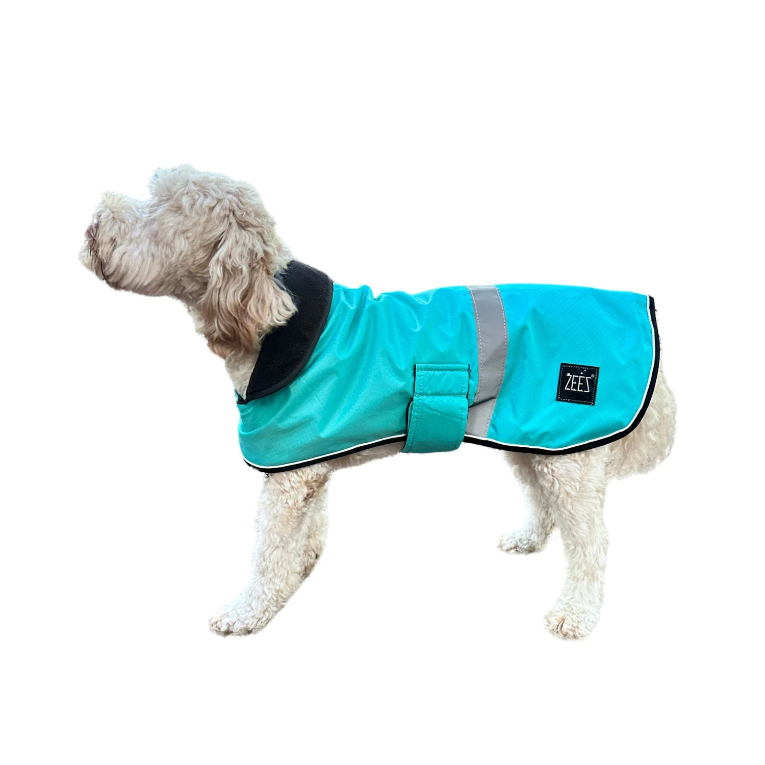 ZeeZ Dapper Dog Coat - Mint Green 1 ZeeZ Dapper Dog Coat - Mint Green