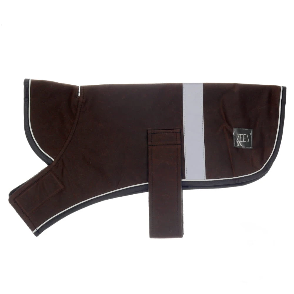 ZeeZ Dapper Dog Coat - Oilskin 1 ZeeZ Dapper Dog Coat - Oilskin