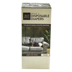 ZeeZ Disposable Female Dog Diapers - 12 Pack -Vetn Pet Direct Store zeez diapers small