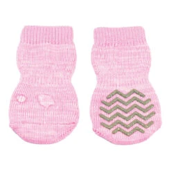 ZeeZ Hydrophobic Non-slip Pet Socks - 4 Pack 7 ZeeZ Hydrophobic Non-slip Pet Socks - 4 Pack -Vetn Pet Direct Store zeez hydrophobic pink
