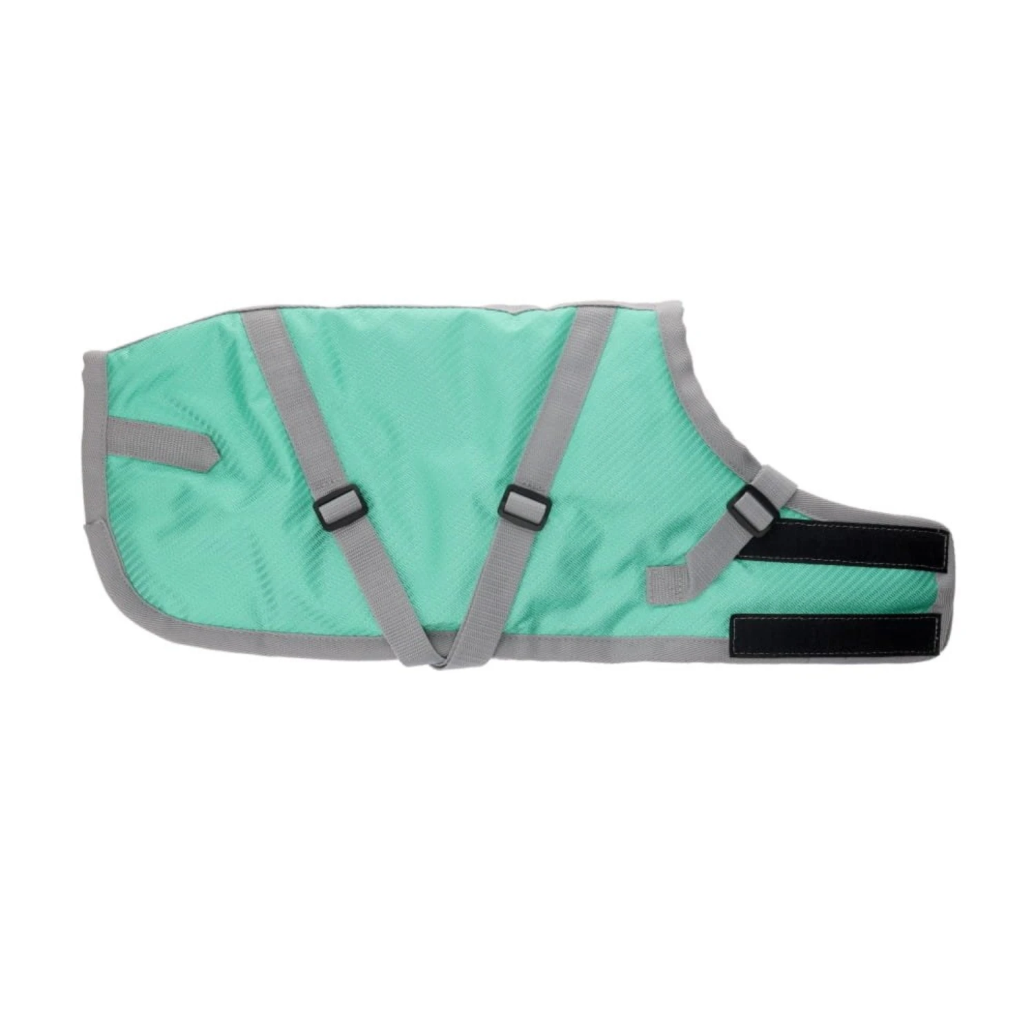 ZeeZ Supreme Dog Coat - Mint Green/Grey 8 ZeeZ Supreme Dog Coat - Mint Green/Grey - Image 8