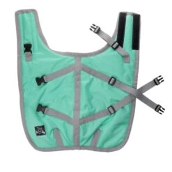 ZeeZ Supreme Dog Coat - Mint Green/Grey 14 ZeeZ Supreme Dog Coat - Mint Green/Grey -Vetn Pet Direct Store zeez supreme coat mint green 3