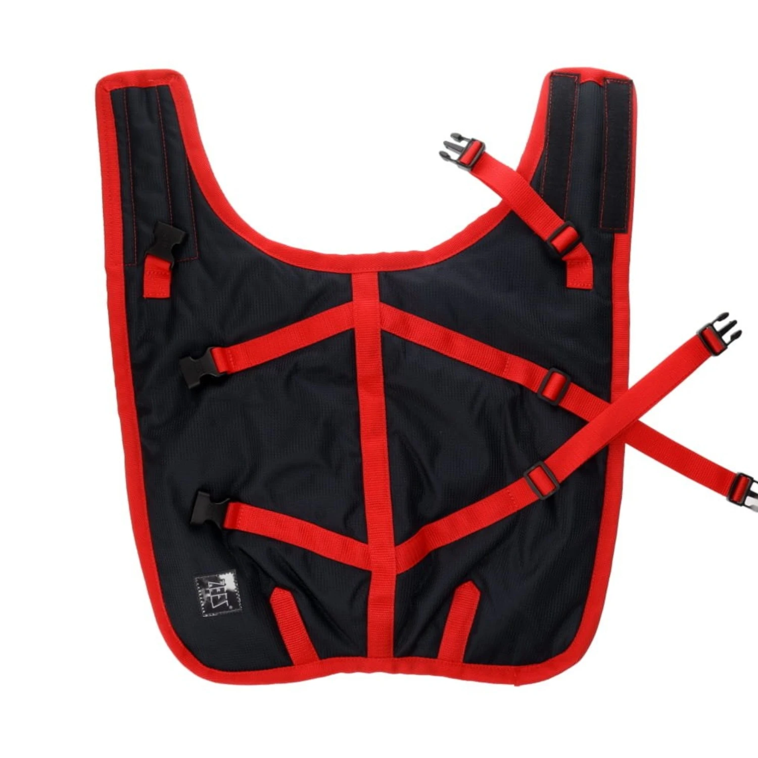 ZeeZ Supreme Dog Coat - Navy Stone/Red 4 ZeeZ Supreme Dog Coat - Navy Stone/Red - Image 4