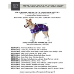 ZeeZ Supreme Dog Coat - Grape Purple/Blue -Vetn Pet Direct Store zeez supreme coat navy 8