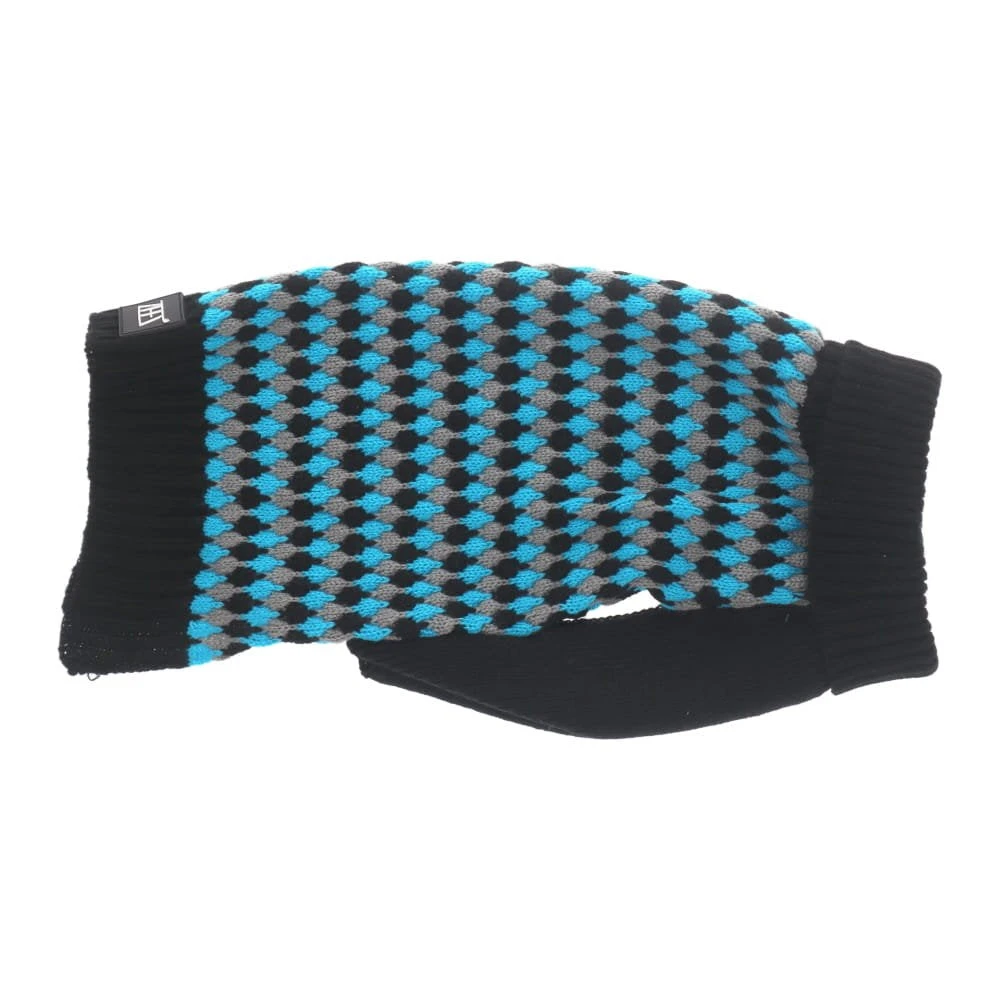 ZeeZ Knitted Sweater Teal/Grey Diamond 2 ZeeZ Knitted Sweater Teal/Grey Diamond - Image 2