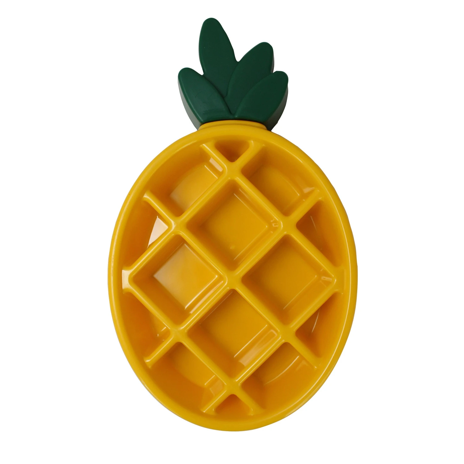 ZippyPaws Happy Bowl Slow Feeder - Pineapple 1 ZippyPaws Happy Bowl Slow Feeder - Pineapple