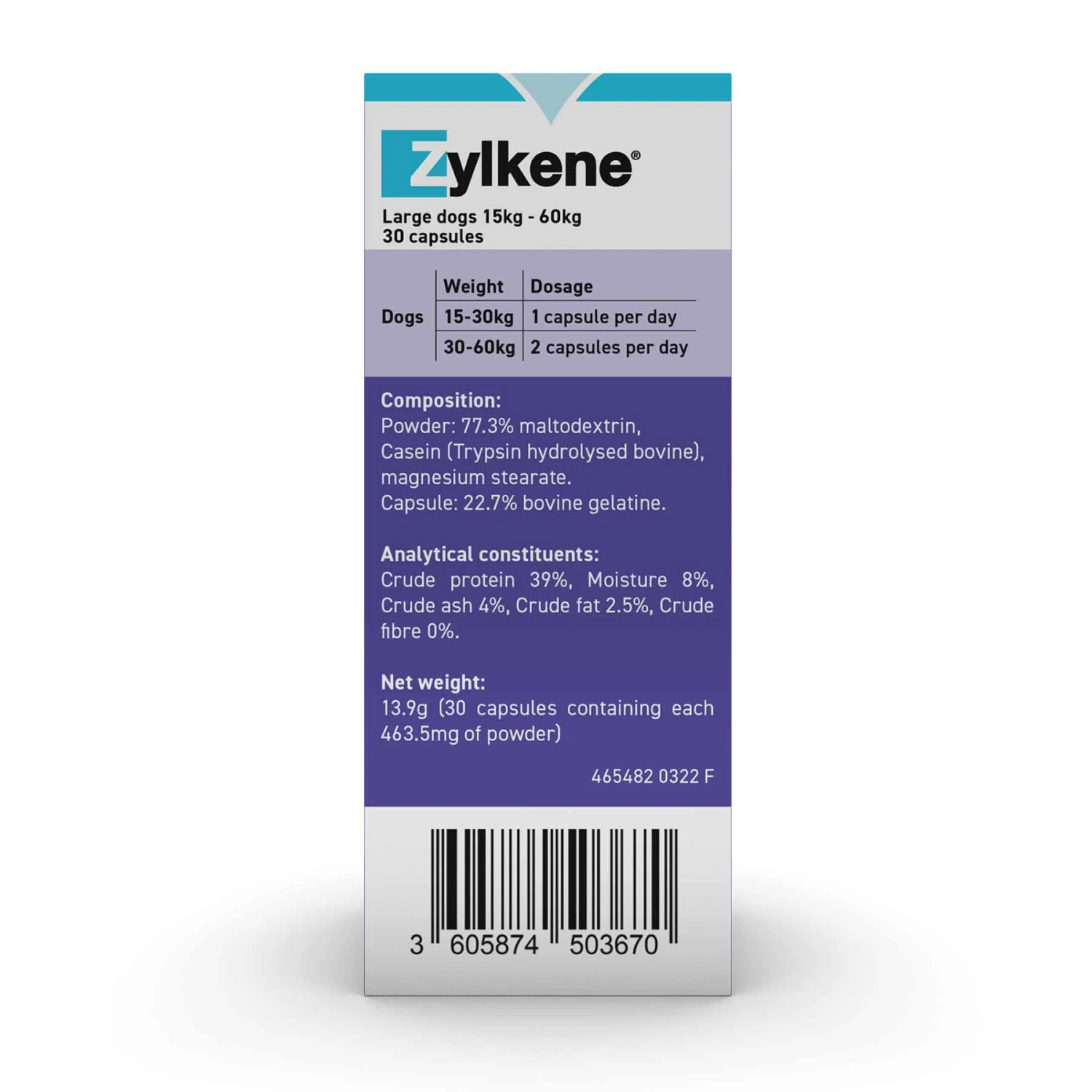 Vetoquinol Zylkene Capsules - Behavioural Support For Cats & Dogs 9 Vetoquinol Zylkene Capsules - Behavioural Support For Cats & Dogs - Image 9