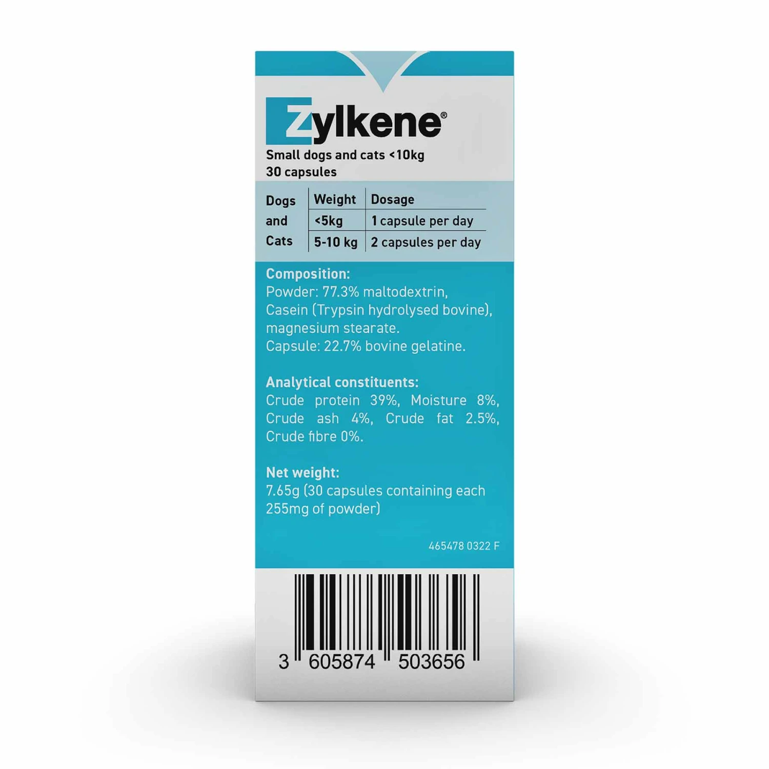Vetoquinol Zylkene Capsules - Behavioural Support For Cats & Dogs 7 Vetoquinol Zylkene Capsules - Behavioural Support For Cats & Dogs - Image 7