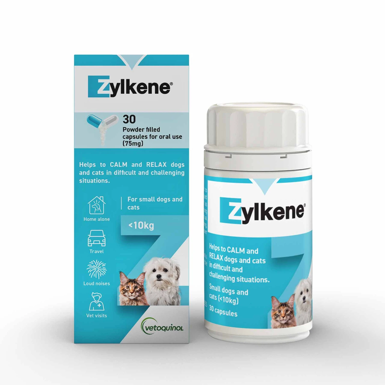 Vetoquinol Zylkene Capsules - Behavioural Support For Cats & Dogs 2 Vetoquinol Zylkene Capsules - Behavioural Support For Cats & Dogs - Image 2