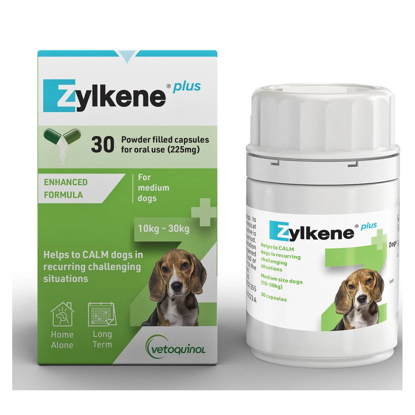 Vetoquinol Zylkene Plus Calming Capsules For Medium Dogs 10kg-30kg - 30 Capsules 1 Vetoquinol Zylkene Plus Calming Capsules For Medium Dogs 10kg-30kg - 30 Capsules