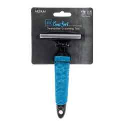 ZeeZ Comfort Deshedder Grooming Tool 11 ZeeZ Comfort Deshedder Grooming Tool -Vetn Pet Direct Store zz deshedder grooming tool medium