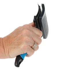 ZeeZ Comfort Self Cleaning Slicker Brush 14 ZeeZ Comfort Self Cleaning Slicker Brush -Vetn Pet Direct Store zz self cleaning slicker 5